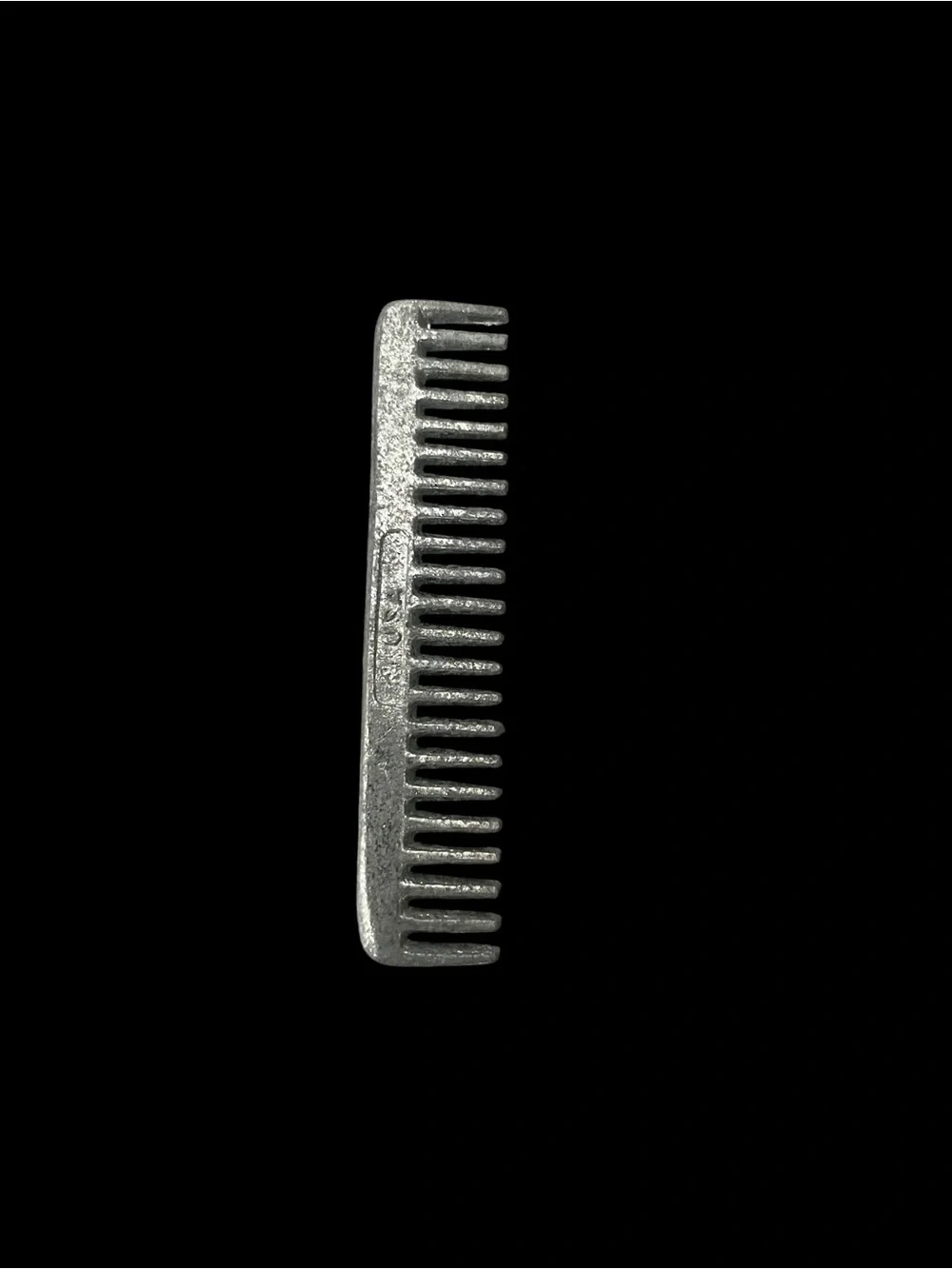 Vintage Aluminum Pocket Grooming Comb Made In U.S.A.